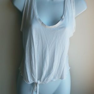 BRAND NEW!! TAGGED, NEVER WORN! H&M White Crop Top
